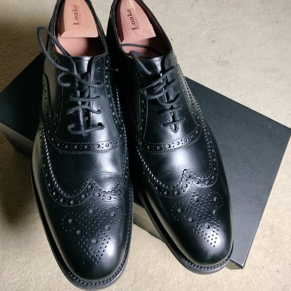 Loake Full Brogue Oxfords Worn Once! Size 11.5 US 10.5 UK (Read Desc)